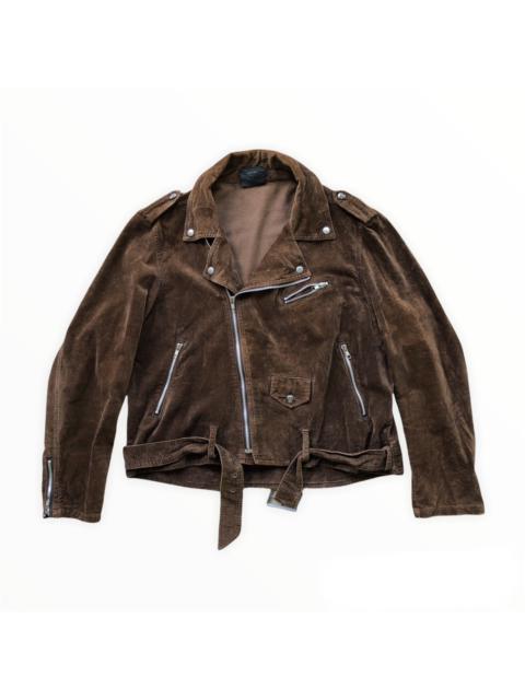 Other Designers Japanese Brand - 💥BADGER VELVET MOTO RIDERS JACKET