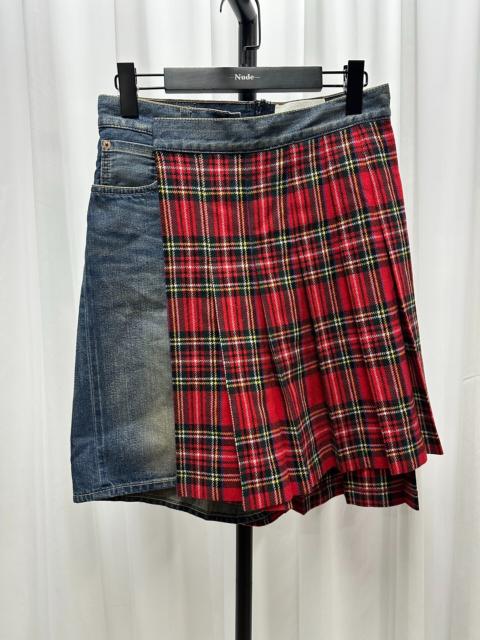 Junya Watanabe Junya Watanabe Patchwork Mini Skirt