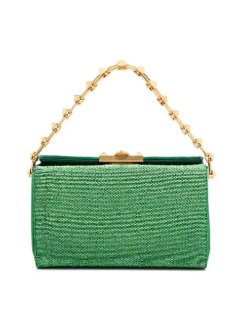 Valentino Valentino Rockstud Beaded Leather Bag