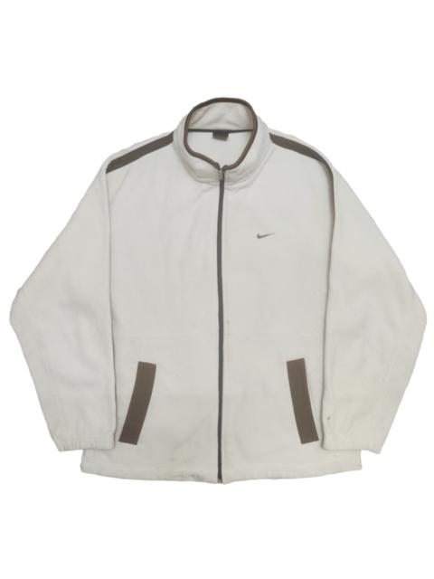 Vintage 90s Nike Zipper Fleece Jacket Mini Swoosh