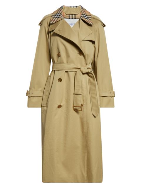 burberry Castleford Check Collar Water Resistant Gabardine Trench Coat in Hamper at Nordstrom