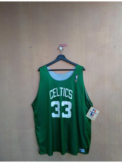 Other Designers Vintage 80s Boston Celtics Larry bird #33 Mac Gregor SandKnit  Practicewear Jersey