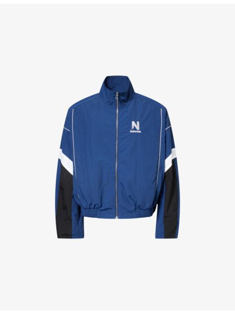 NAHMIAS Warm Up High-Neck Woven Track Jacket
