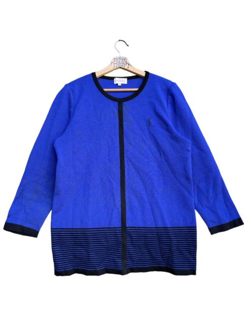 Other Designers Vintage - Vintage YvesSaintLaurent Embroidery Logo Long Sleeve Tee