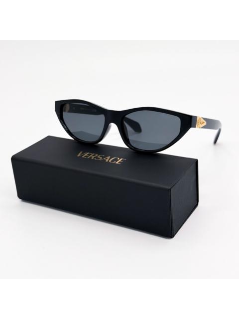 VERSACE NEW VE4491U GB1/87 VERSACE WOMEN SUNGLASSES BLACK