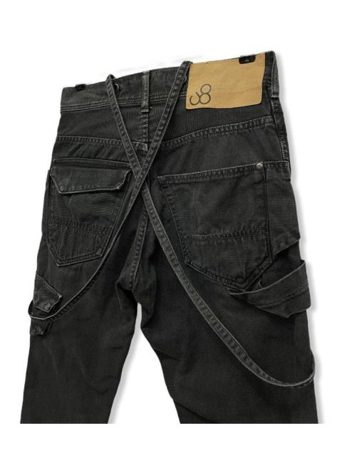 Other Designers Johnbull - JOHN BULL Bondage Suspender Cotton Canvas Carpenter Pants