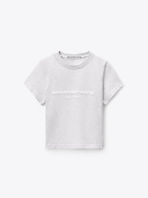 Alexander Wang Puff Logo Shrunken Tee