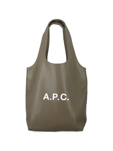A.P.C. A.p.c. Small Ninon Logo Tote Bag