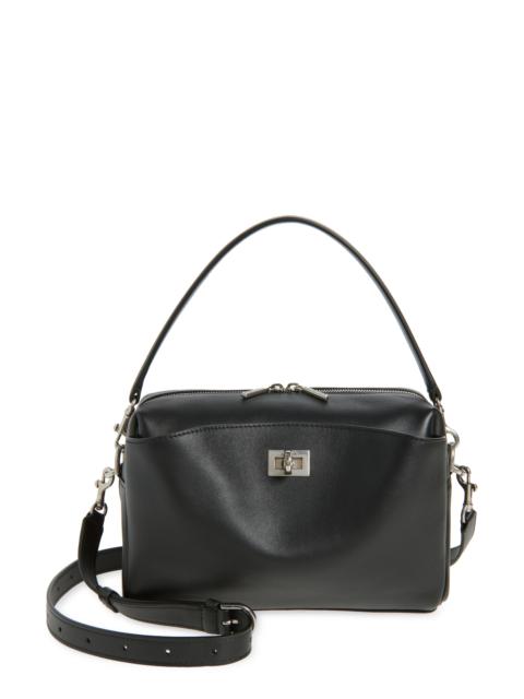 BALENCIAGA Balenciaga Rodeo Leather Camera Bag in Black at Nordstrom