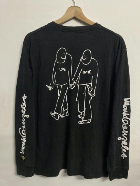 Other Designers Thrasher - Mark Gonzales Hang Around Spell Out Long Sleeve T-Shirt