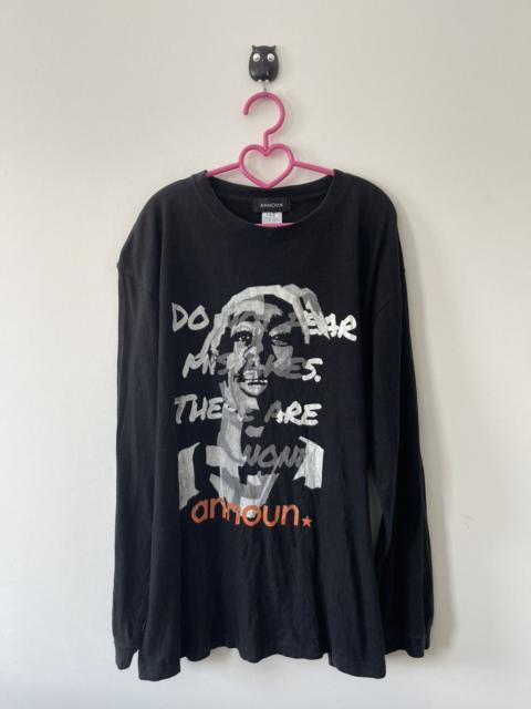 Other Designers Rare Vintage ANNOUN 2Pac Poem Rap Tees