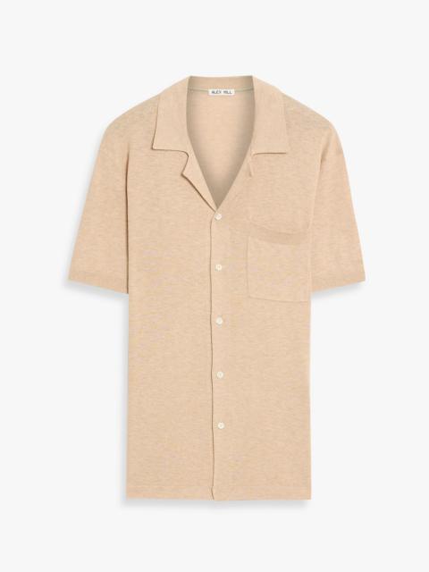 Other Designers Aldrich cotton and hemp-blend polo shirt