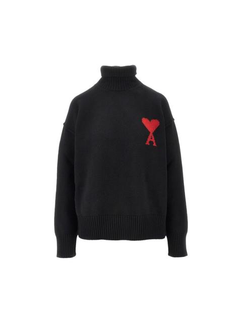 AMI Paris Ami Women 'Ami De Coeur' Turtleneck Sweater
