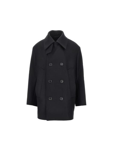 Other Designers Acne Wool-blend Double-breasted Peacoat Black