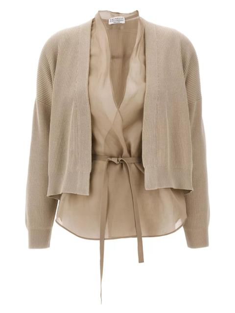 Brunello Cucinelli Women Layered Cardigan
