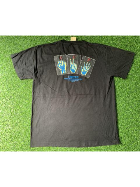 Other Designers Vintage - Vintage 90s Tee Limited Rock Scissor Paper