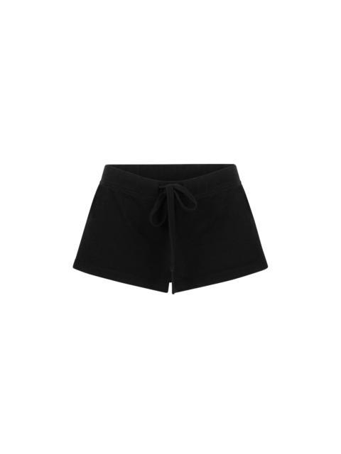 entire studios LIGHTWEIGHT MICRO SHORTS BLACK