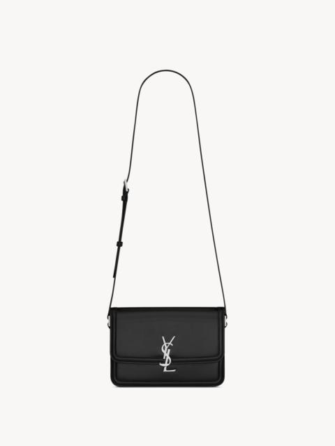SAINT LAURENT SOLFERINO MEDIUM SATCHEL IN SMOOTH LEATHER