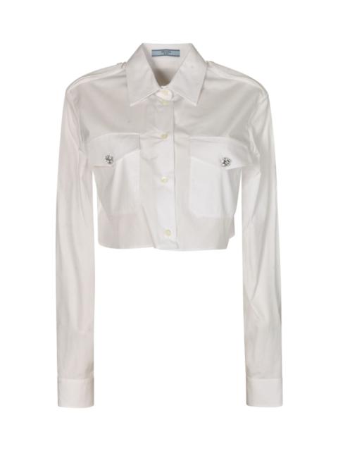 Prada Pocket Front Cropped Shirt
