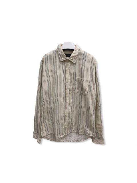 Other Designers Vintage - Vintage Wiez Striped Design Flannel Shirt 👕
