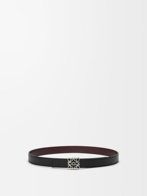 Loewe Reversible Anagram Bombé belt in smooth calfskin