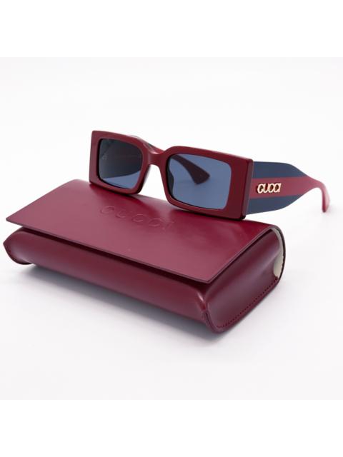 GUCCI NEW GUCCI GG1860S 003 BURGUNDY/BLUE UNISEX SUNGLASSES GUCCI