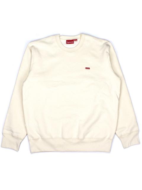 Supreme Supreme FW19 Small Box Logo Crewneck Sweatshirt Natural DS