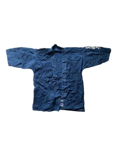 Other Designers VISVIM Rare Indigo Sanjuro Hanten Noragi Denim Kimono Jacket