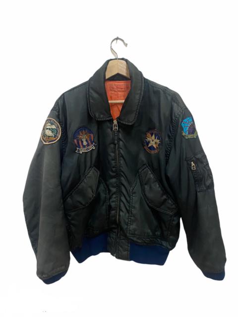Other Designers Vintage - VINTAGE B-35 BOMBER JACKET PATCH STYLE
