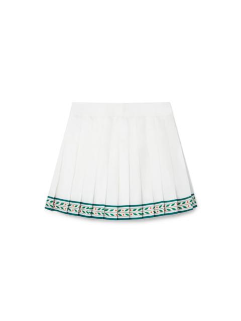 CASABLANCA Laurel Silk Tennis Mini Skirt | Casablanca Paris
