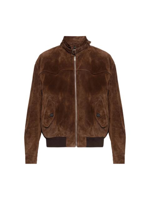 Alexander McQueen Alexander Mcqueen Brown Jackets - Leather Jackets Men