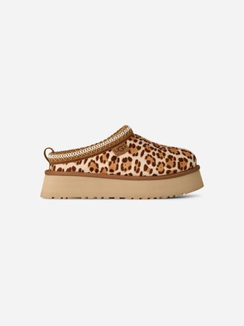 UGG ® Women's Tazz Plains Cow Hair Slippers in Felicity Leopard Jasmine