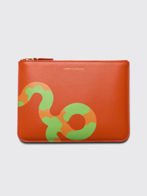Comme Des Garçons COMME DES GARÇONS WALLET SA5100 RUBY EYES ORANGE