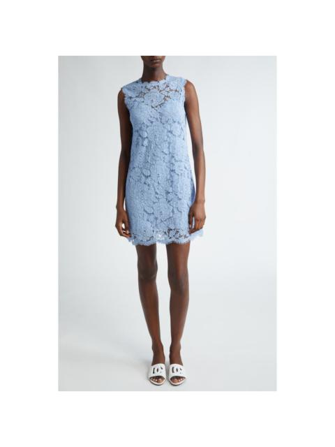 Dolce & Gabbana Dolce&Gabbana Sleeveless Lace Minidress in F3981 Glicine Viola Chiari at Nordstrom