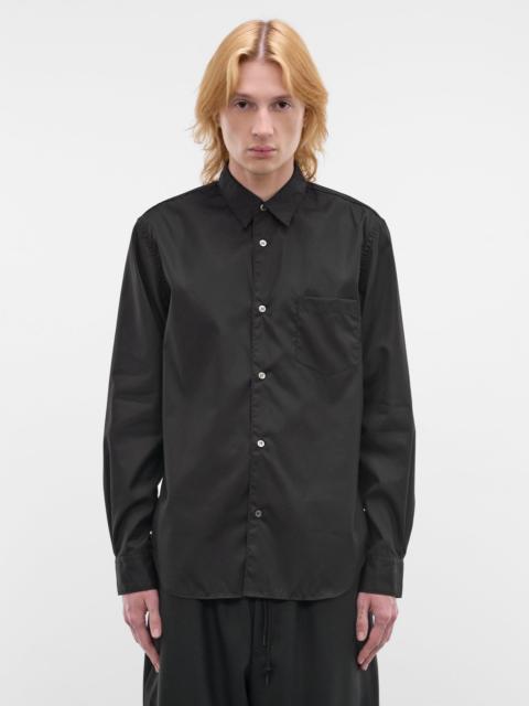 Comme des Garçons Homme Black Cotton Button-Up Shirt