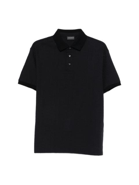 EMPORIO ARMANI Logo cotton polo shirt