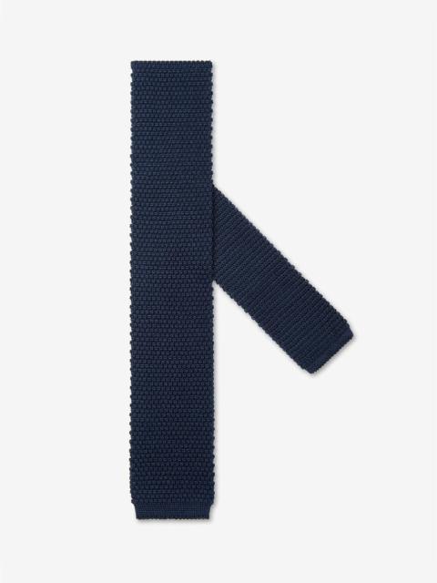 CORNELIANI Blue knit tie