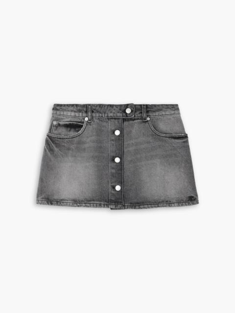 courrèges Trucker denim mini skirt