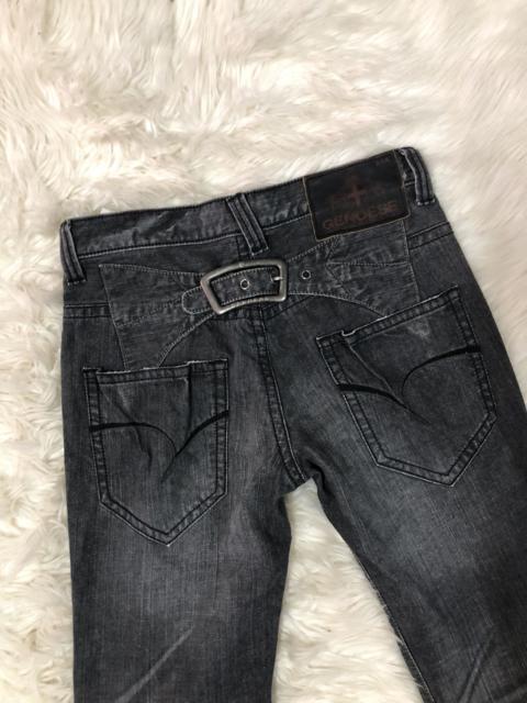 Other Designers Designer - GENOESE international jeans buckle belt denim