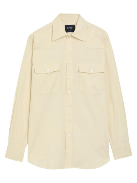 visvim LARKHAM L/S RUGGER LT.GREEN - 0123105010023 | REVERSIBLE