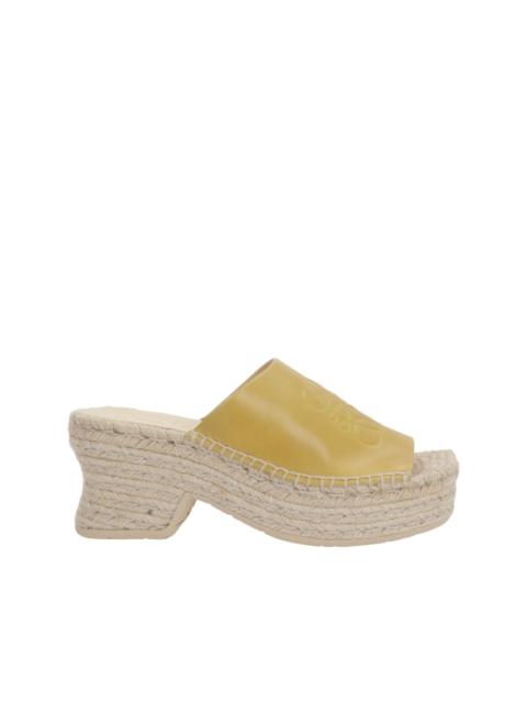 70mm leather sandals