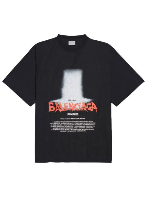 BALENCIAGA Balenciaga Men The Door Oversized T-Shirt In Dry Jersey