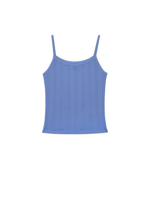 Cou Cou The Picot Tank Regular French Blue