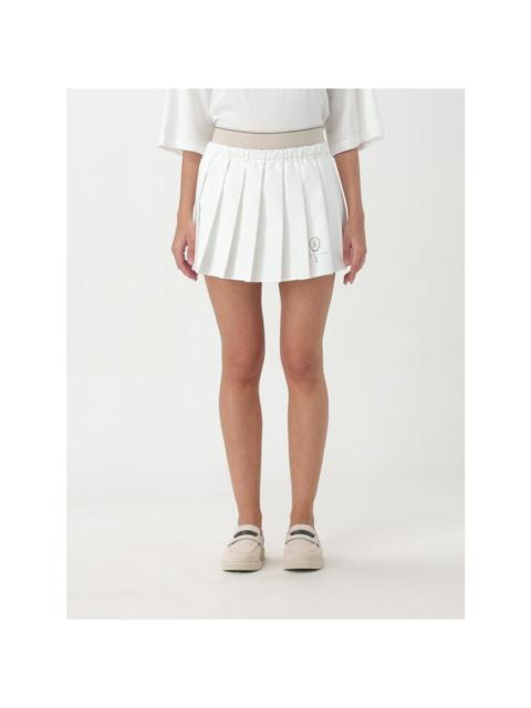 Brunello Cucinelli Brunello Cucinelli Wowhite Pleated Skirt