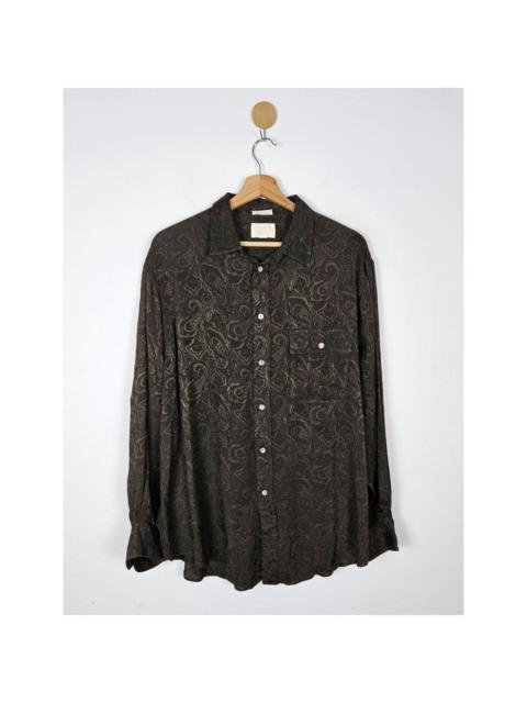 SUGAR CANE Sugarcane Floral Paisley Shirt