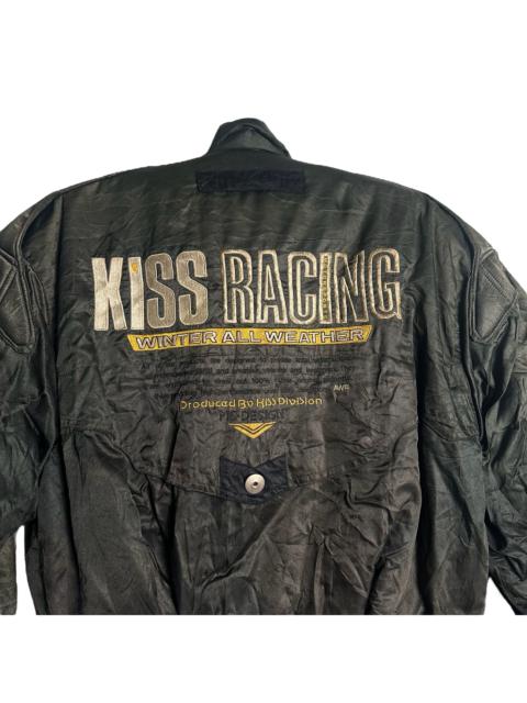 Other Designers 🔥RARE🔥Vintage Kiss Racing Team Bomber Bikers Jacket