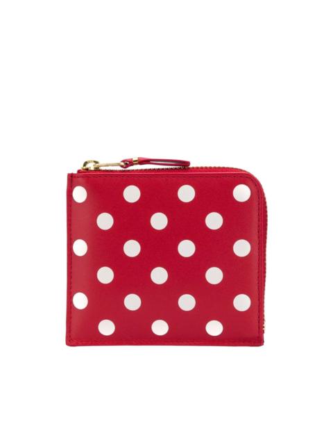 polka-dot pattern wallet