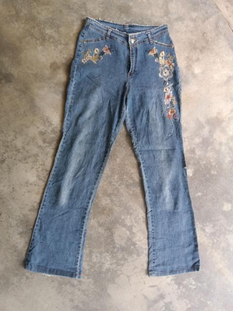 Other Designers Embroidery Floral Design Calvin Klein Original Denim