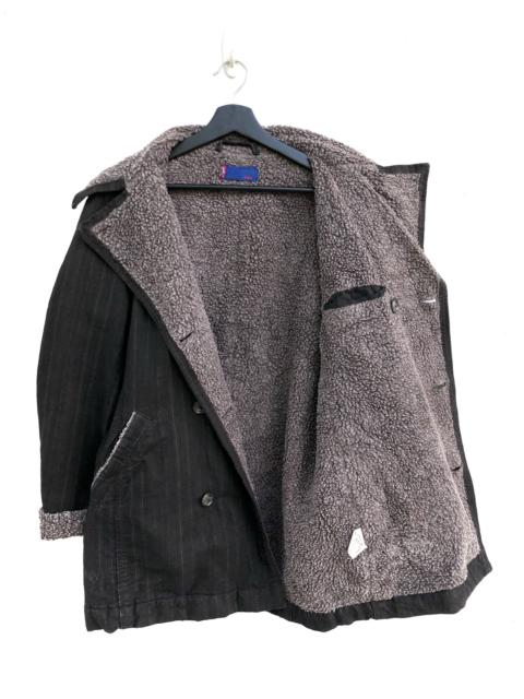 Levi's Levis Deep Pile Denim Fleece Stripes Chore Wabash Jacket