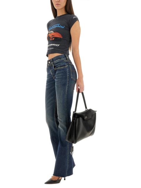 BALENCIAGA Balenciaga Women Slim Fit Bootcut Pants